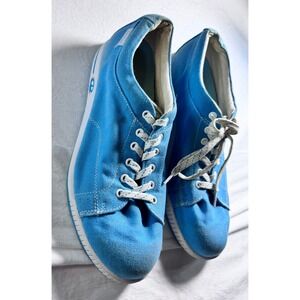 Dexter Katie Blue Canvas Bowling Shoes Womens Size 11M B4272-8 Slide-Rite